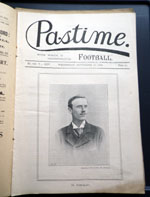 Pastime with which is incorporated Football No. 643 Vol. XXV  September 18 1895 Tertium Quid 